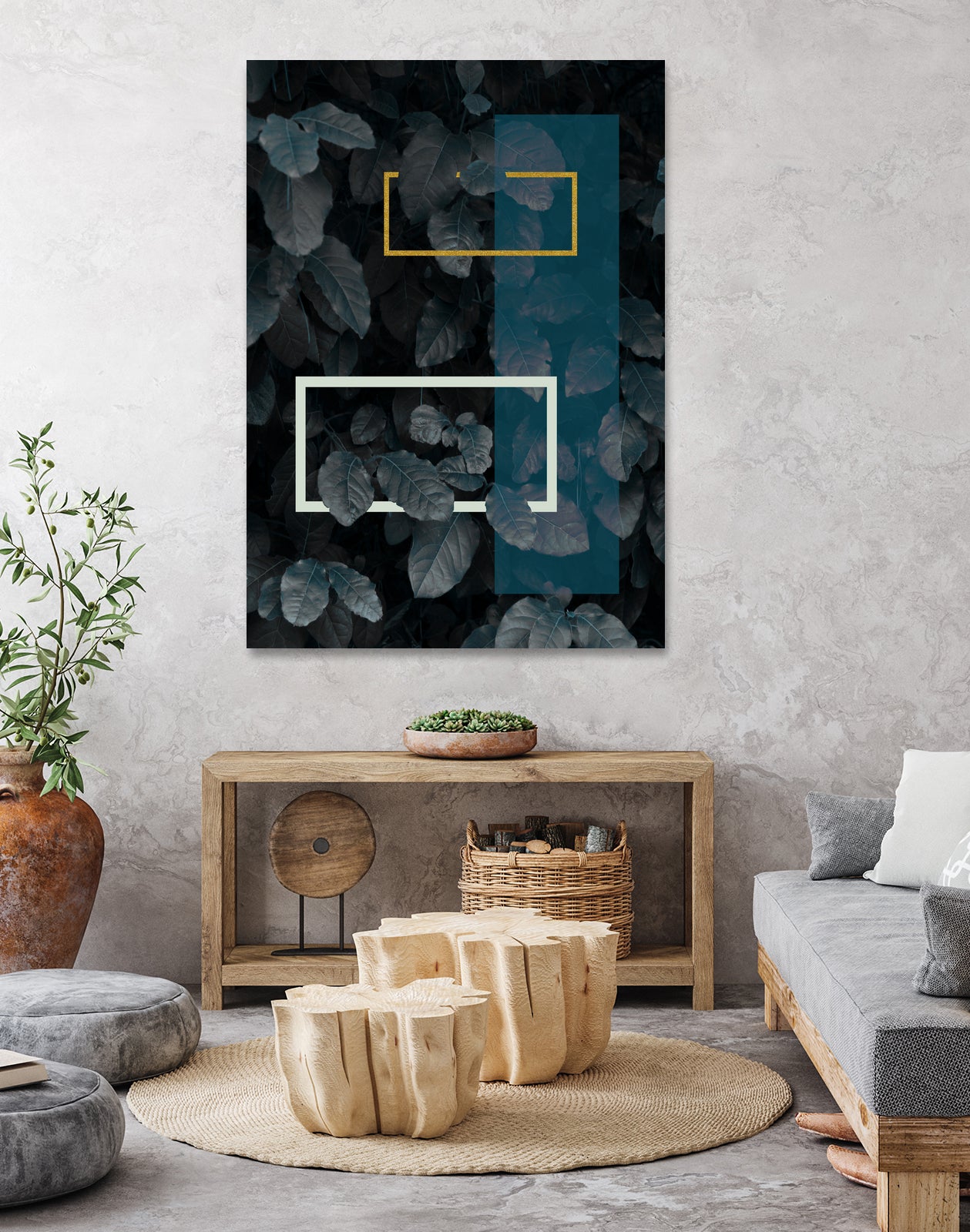 Blue Fall by Daniela di Niro on GIANT ART - blue mixed media