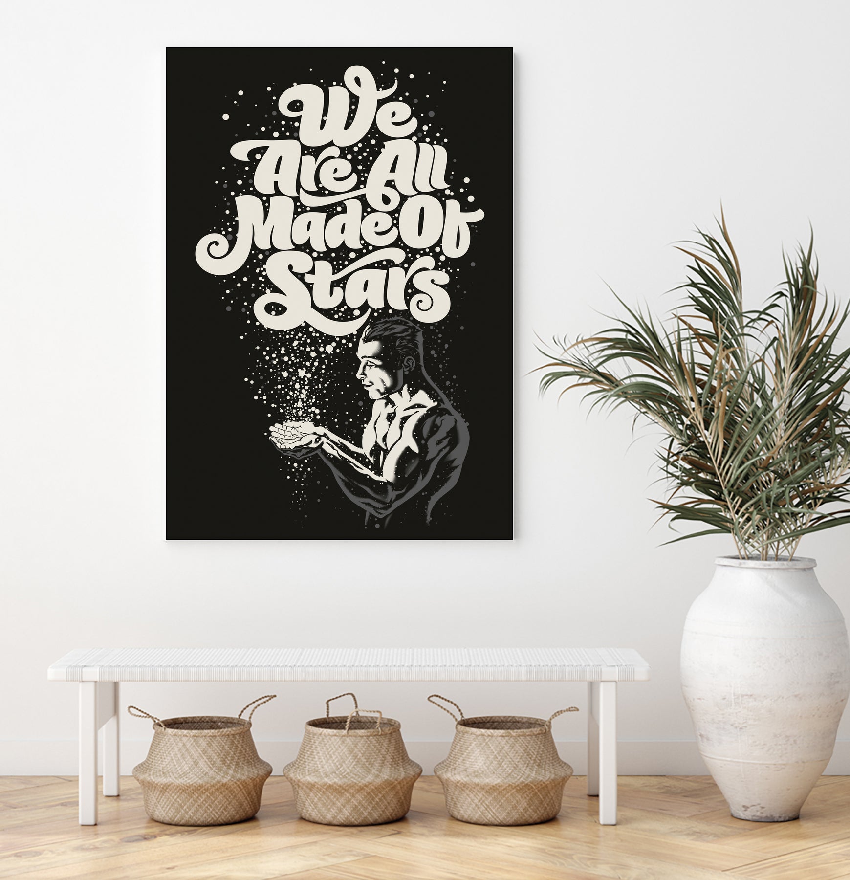 We Are All Made Of Stars by Rubens Scarelli on GIANT ART - black digital painting