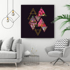 Purple Fall by Daniela di Niro on GIANT ART - fuchsia mixed media