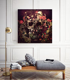 Bloom Skull by Ali Gulec on GIANT ART - red photo illustration