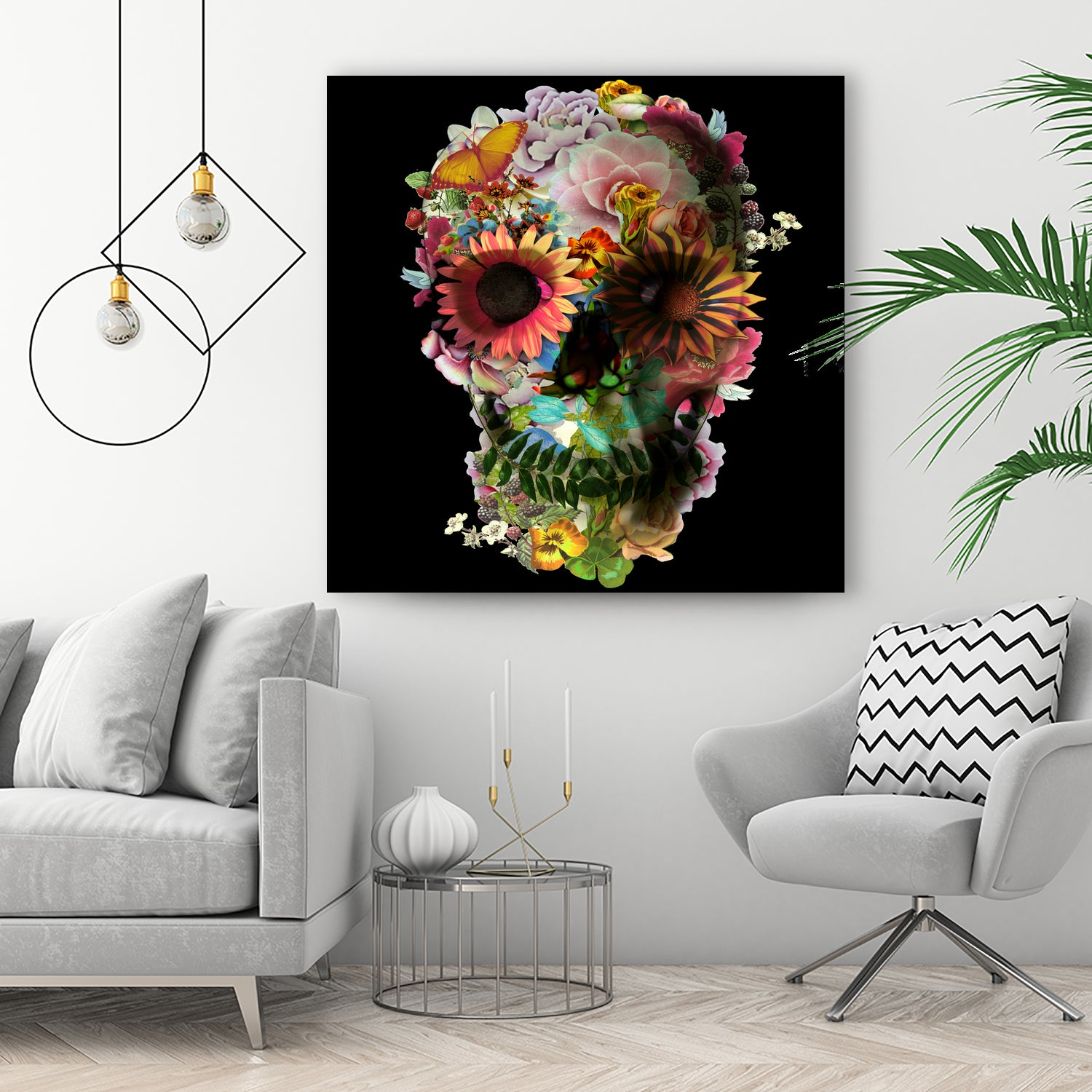 Skull 2 by Ali Gulec on GIANT ART - mixed media