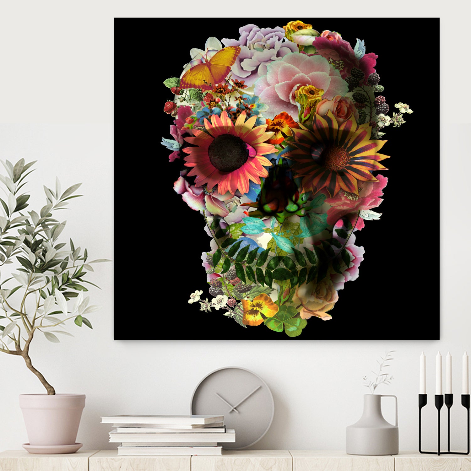 Skull 2 by Ali Gulec on GIANT ART - mixed media