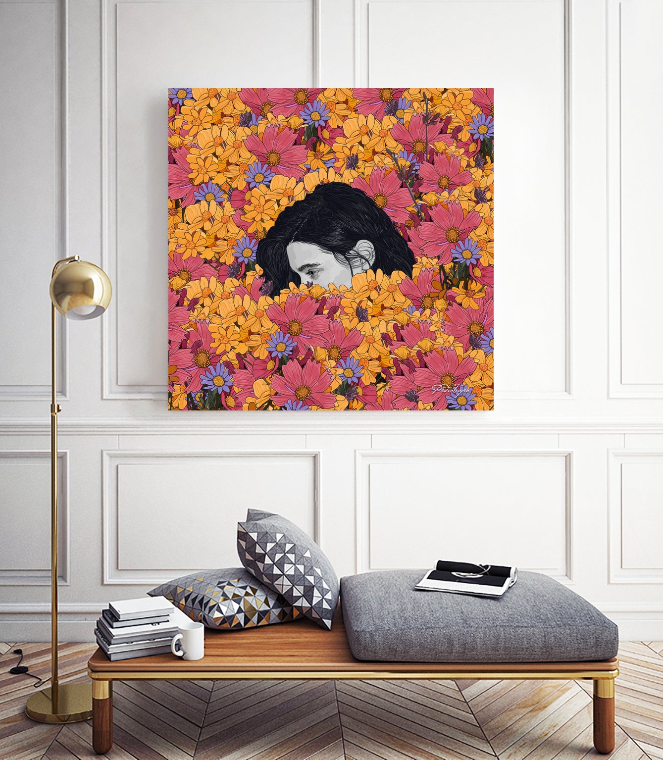 You are everything by Vincent Alfred Lavega on GIANT ART - orange digital painting