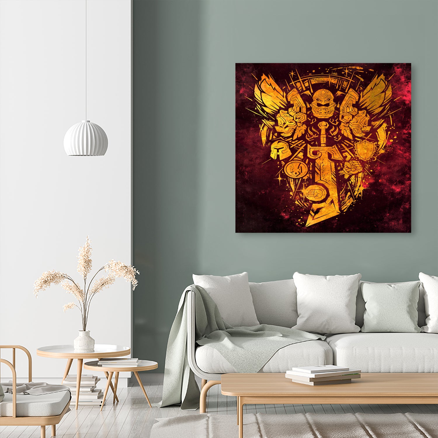 World of Warcraft *Paladin Crest* by SucculentBurger Zolich on GIANT ART - yellow digital drawing