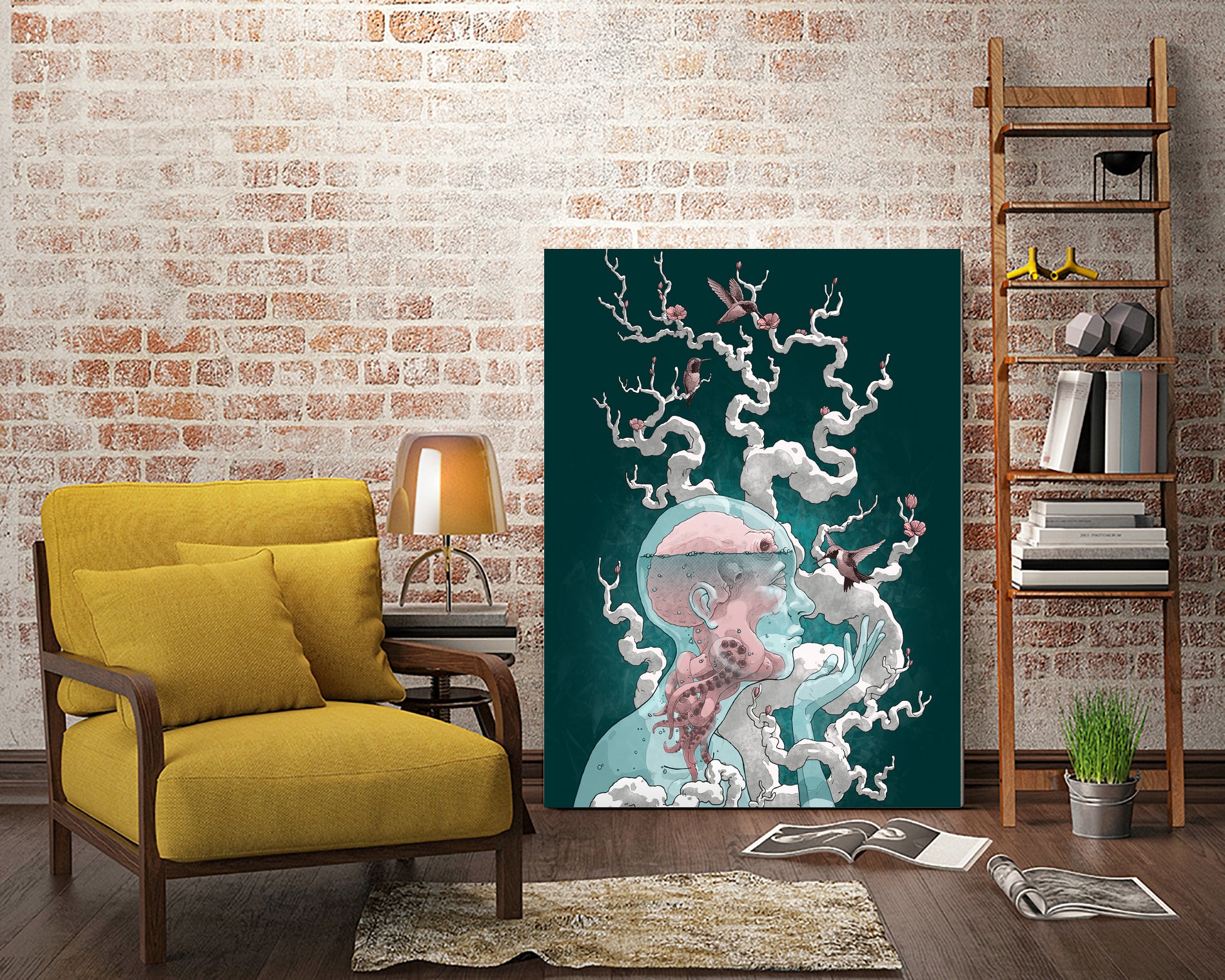 Deceiver by Anthony Aves on GIANT ART - green digital painting