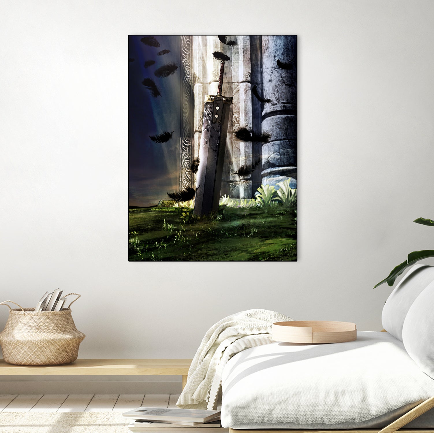 A Hero's sword - Final Fantasy VII Artwork by MCAshe 24 on GIANT ART - green digital painting