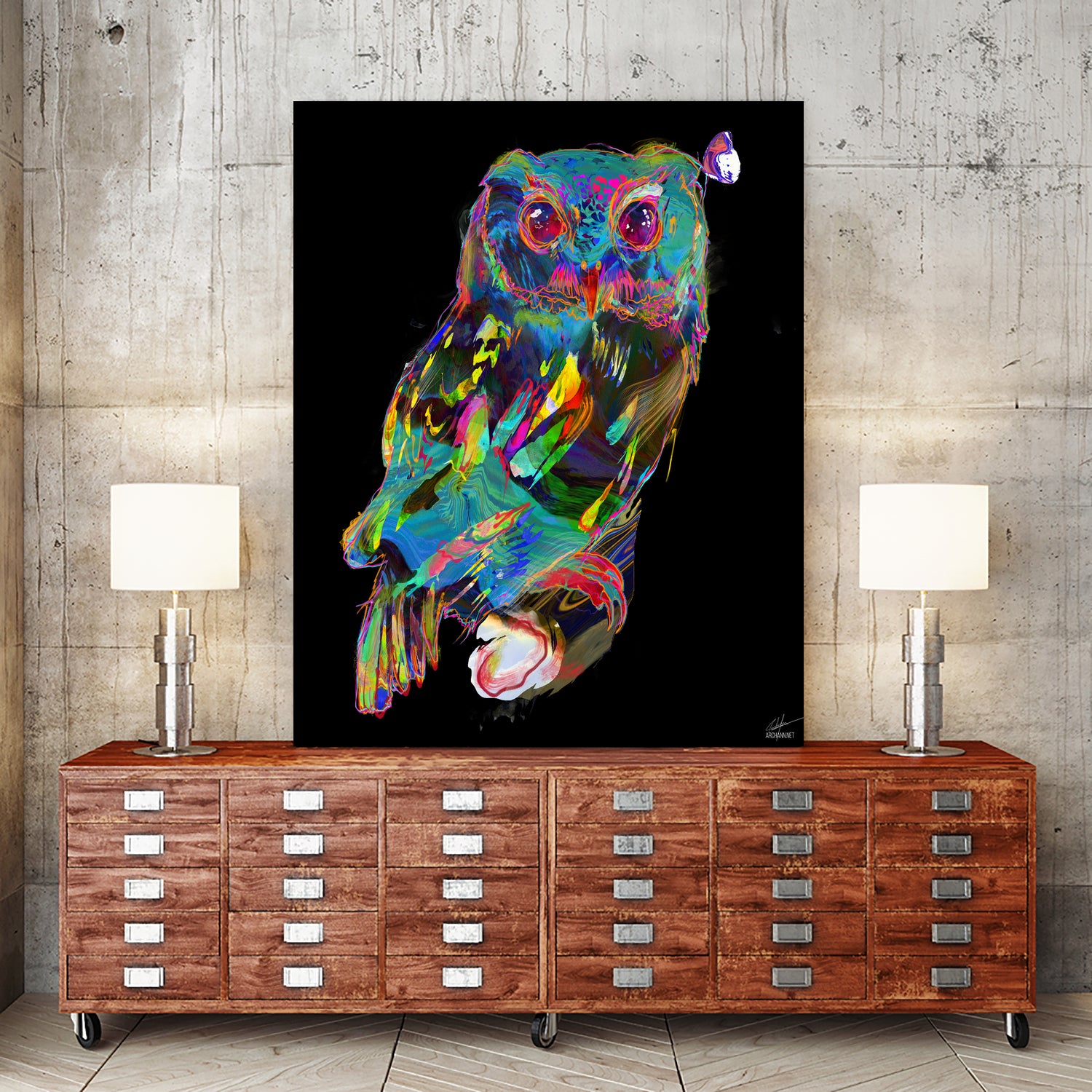 Interreflection by Archan Nair on GIANT ART - black digital painting