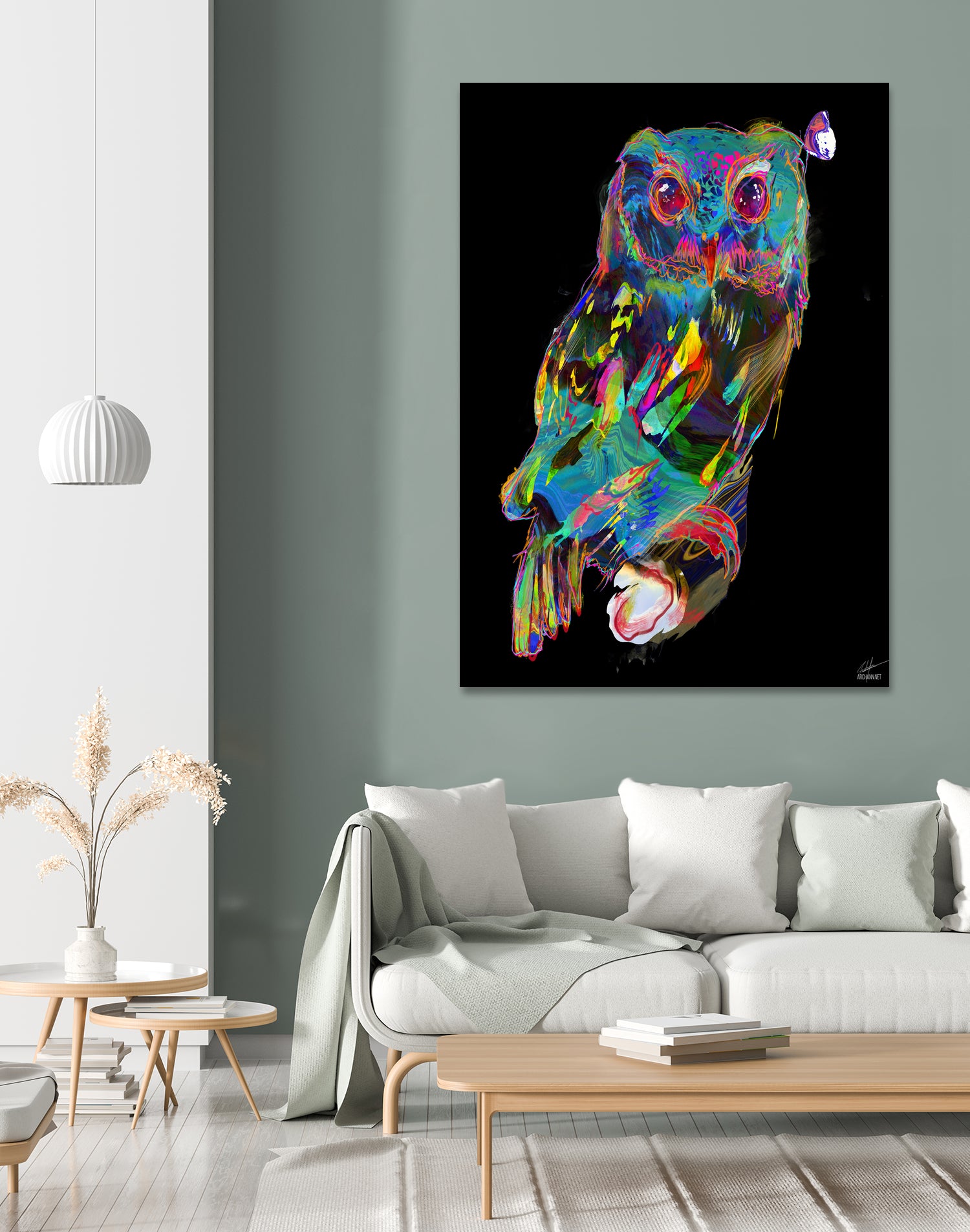 Interreflection by Archan Nair on GIANT ART - black digital painting