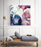 Luna by Suse Wiegelmann on GIANT ART - blue mixed media