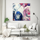 Luna by Suse Wiegelmann on GIANT ART - blue mixed media