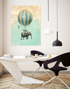 ballon elephant by Vin Zzep on GIANT ART - white digital painting
