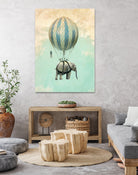ballon elephant by Vin Zzep on GIANT ART - white digital painting
