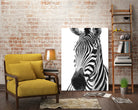 Black and White Zebra by Alessandra Minervini on GIANT ART - black digital painting