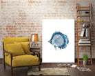 Blue Fish Illustration by Alessandra Minervini on GIANT ART - blue digital painting