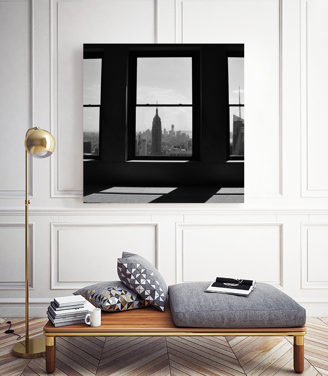 New York window by Irenka Barud on GIANT ART - black photo manipulation