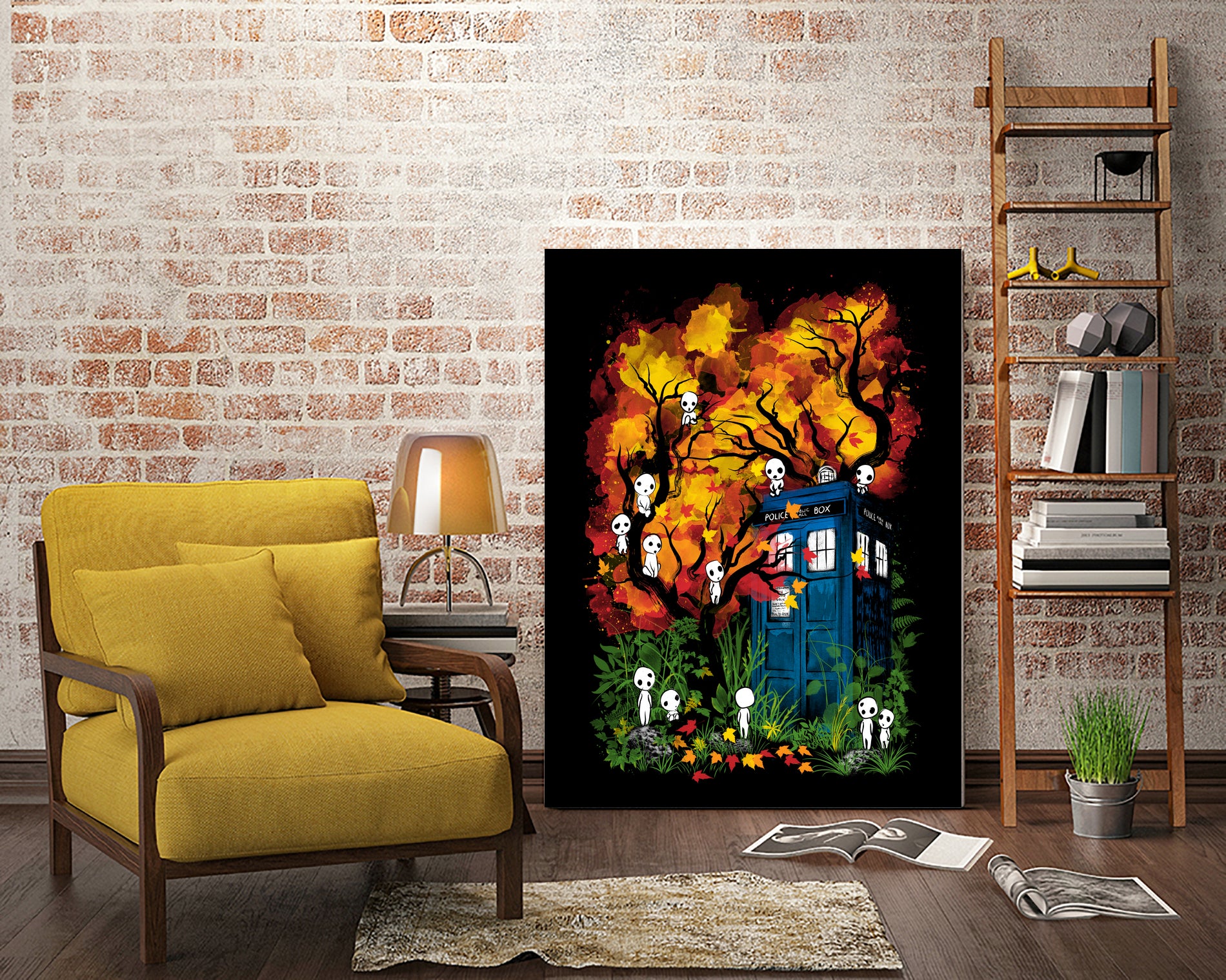 The Doctor in the Forest by Antonio Camarena on GIANT ART - black digital painting