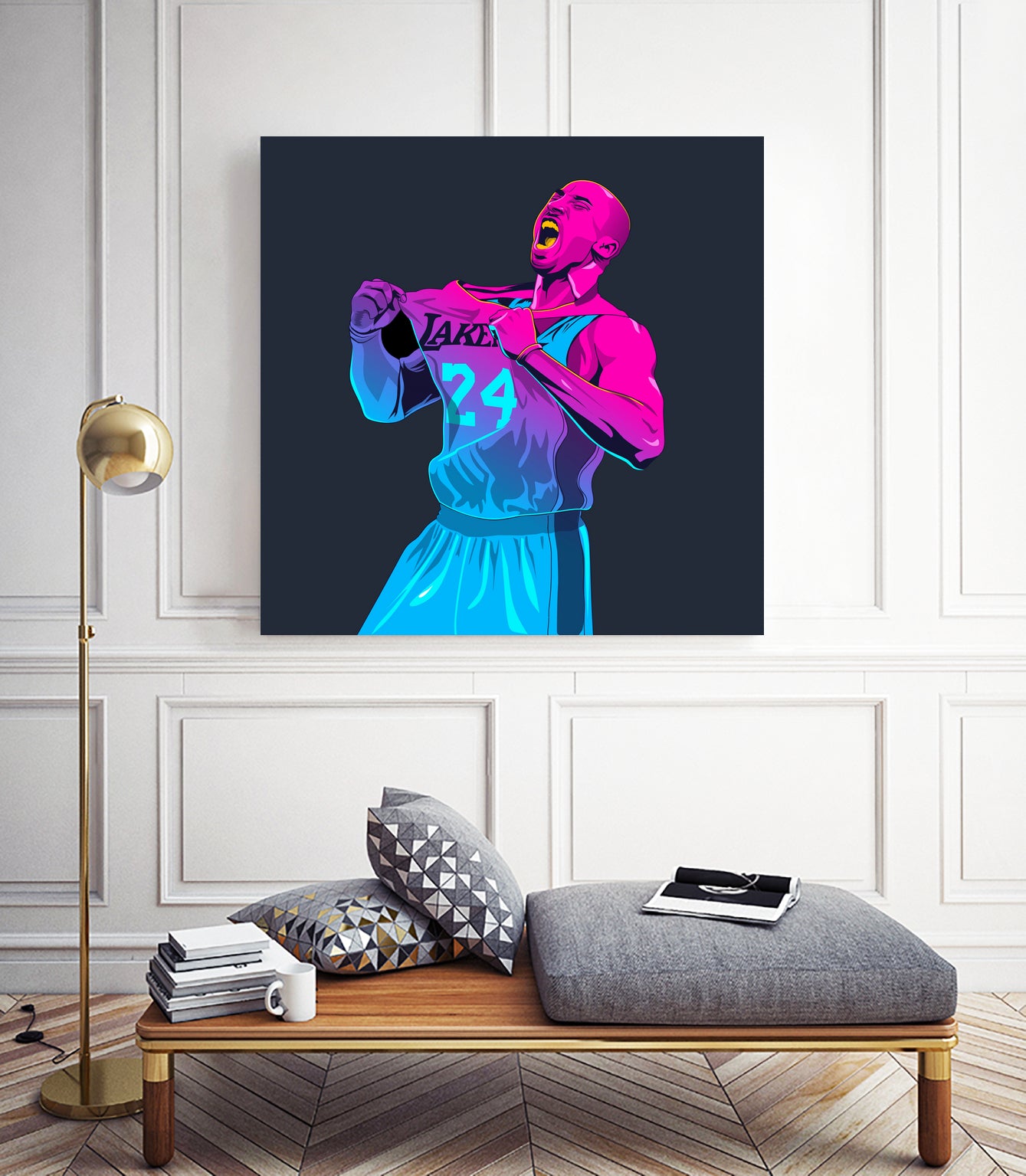 Kobe Bryant in pop art by Xen Zendra on GIANT ART