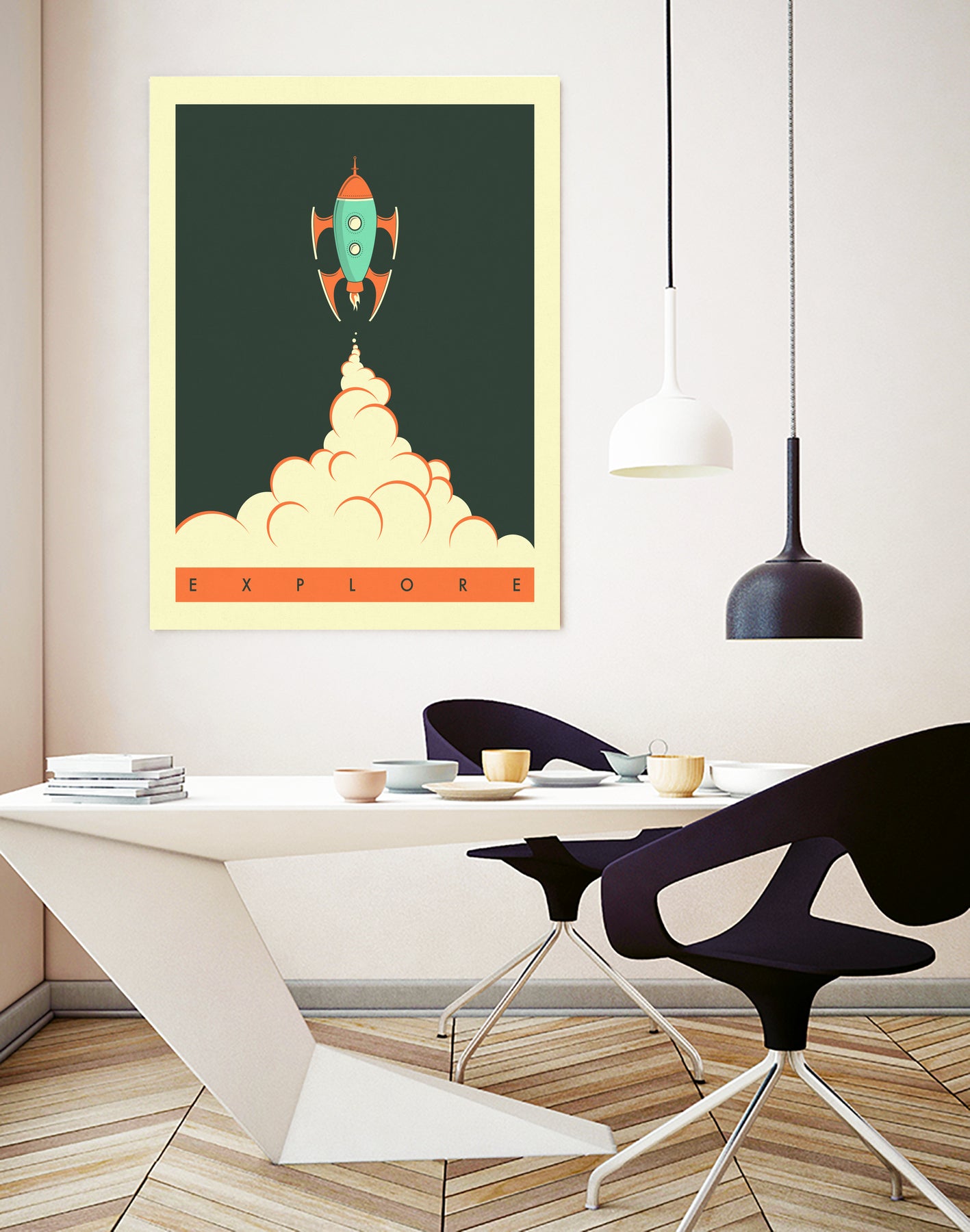 Explore (3) by Jazzberry Blue on GIANT ART - black vector illustration