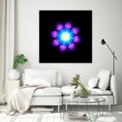 abstract flower2 by Ilya Shapko on GIANT ART - blue vector illustration