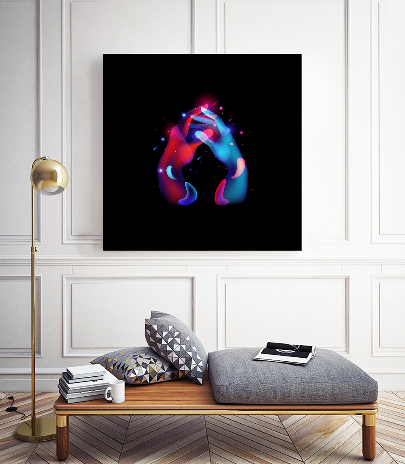 space contact by Ilya Shapko on GIANT ART - black vector illustration