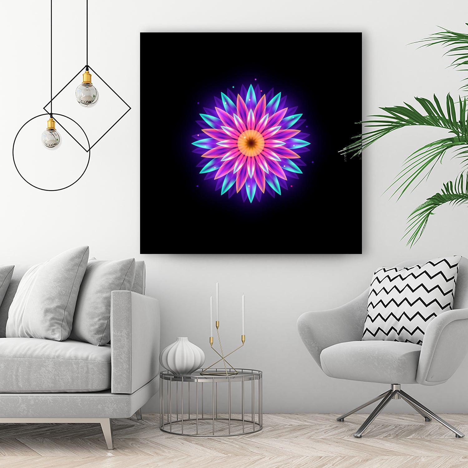 abstract flower1 by Ilya Shapko on GIANT ART - fuchsia vector illustration