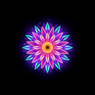 abstract flower1 by Ilya Shapko on GIANT ART - fuchsia vector illustration