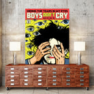 Boys Don't Cry by Bily Mariano da Luz on GIANT ART - yellow digital drawing