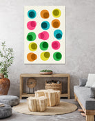 An Array of Circles by Trevor May on GIANT ART - pink digital painting