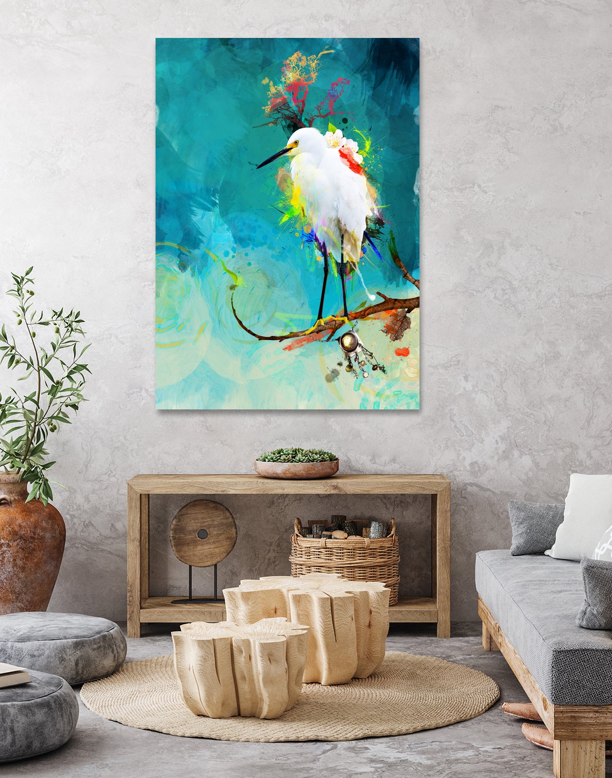 Evening Sun by Archan Nair on GIANT ART - white digital painting