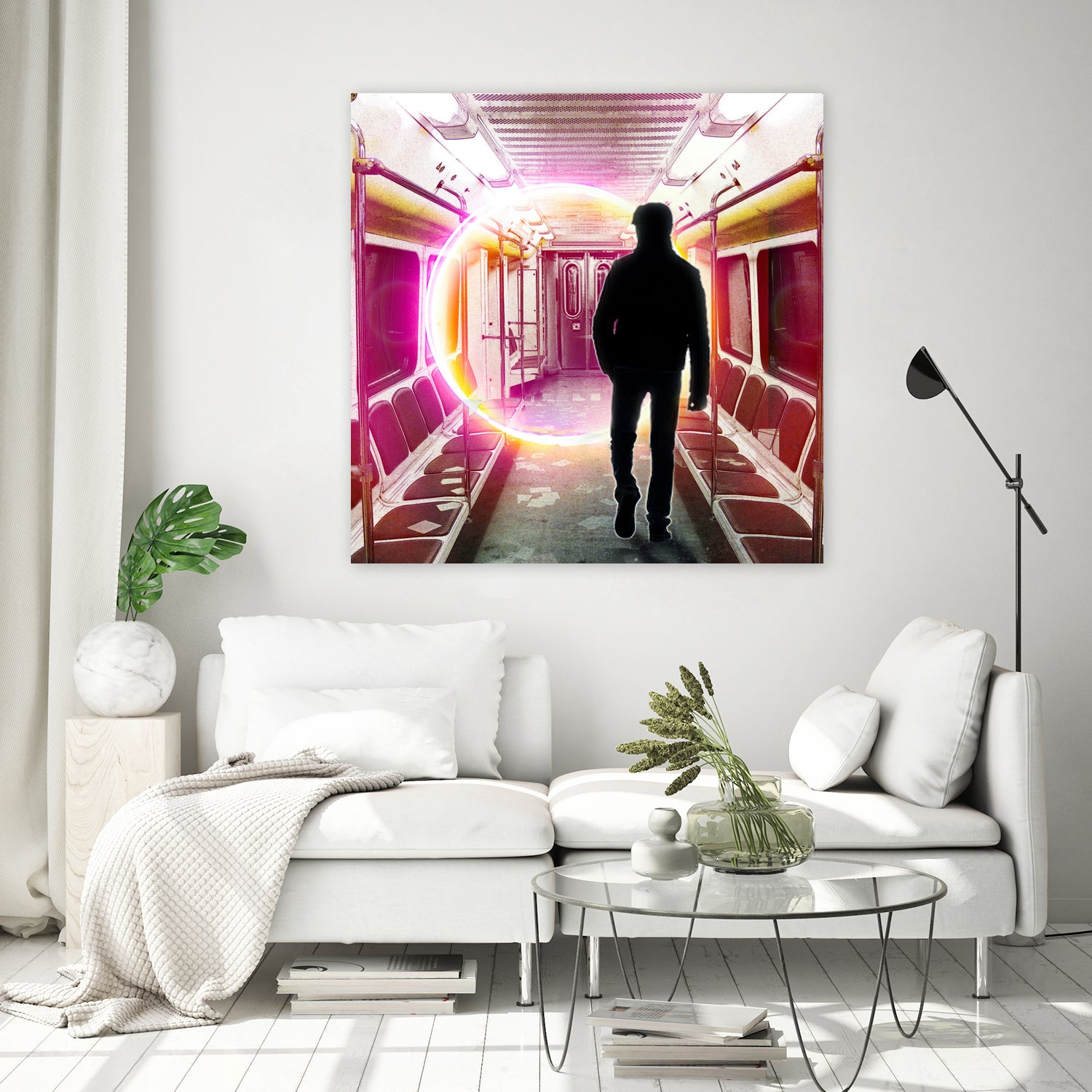 SUBWAY CAR 01 by Vin Zzep on GIANT ART - white digital painting