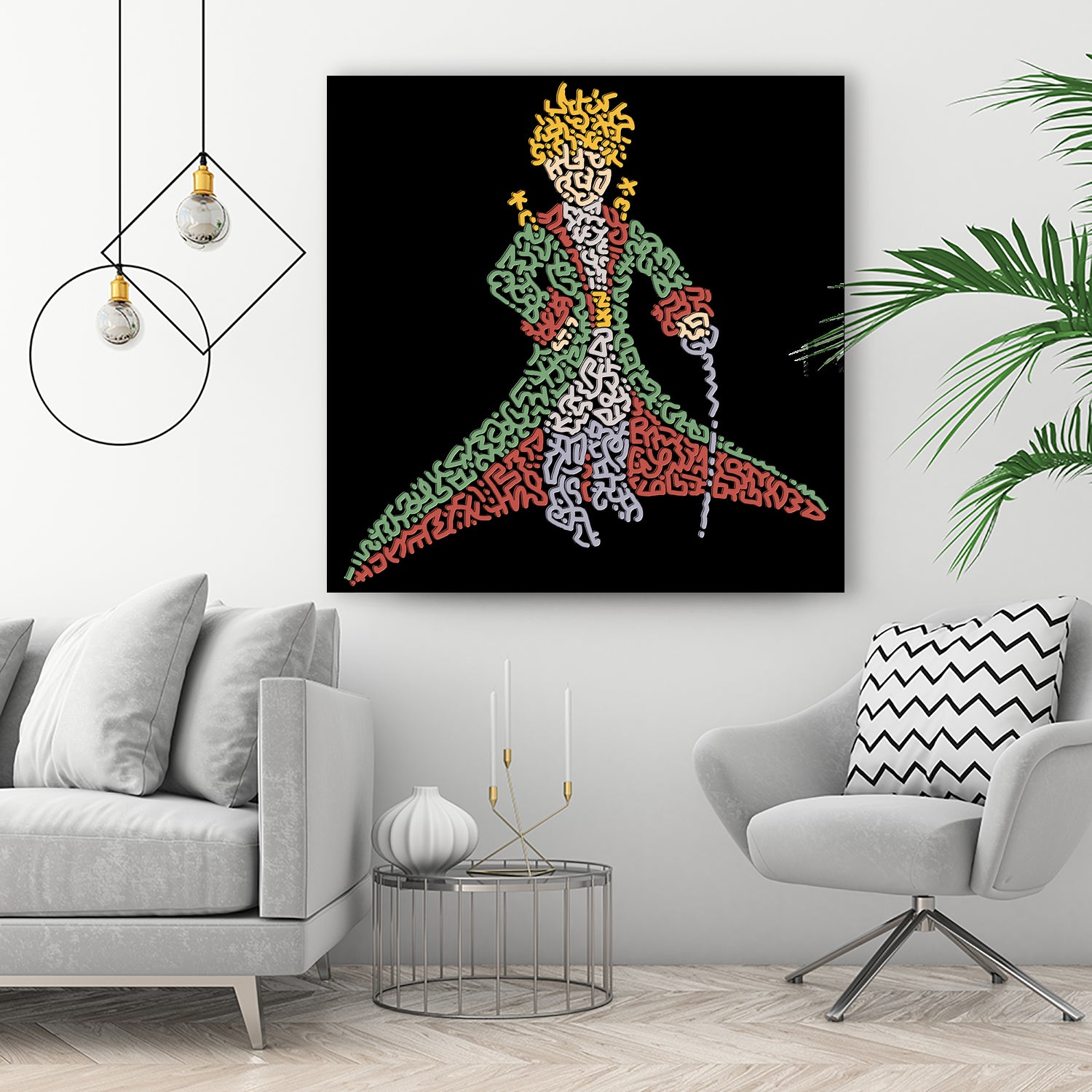 The Little Prince by Caroline BESSIERES on GIANT ART - green character design