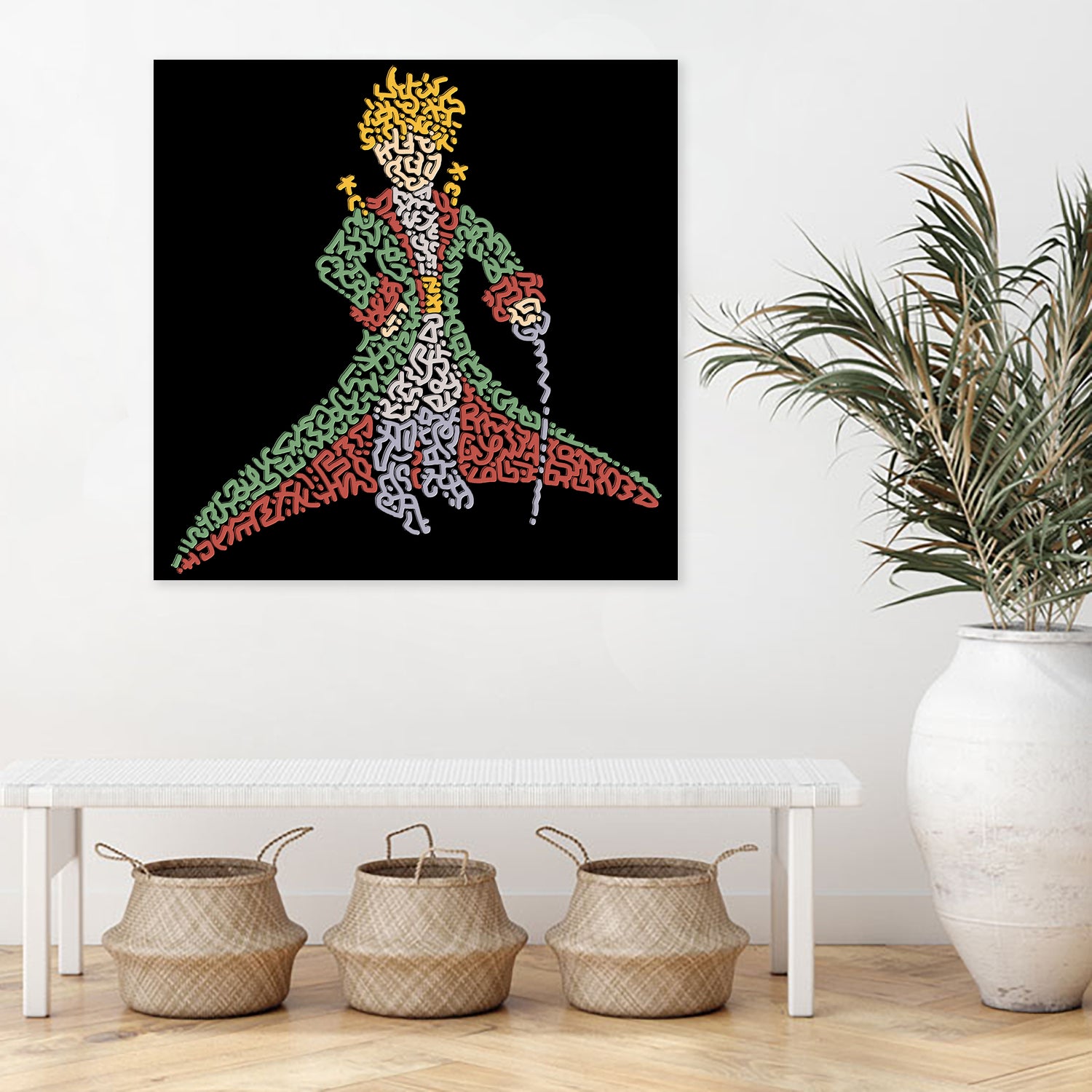 The Little Prince by Caroline BESSIERES on GIANT ART - green character design