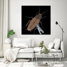 Roach-Clip by Proper Ganders on GIANT ART - brown vector illustration