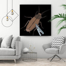 Roach-Clip by Proper Ganders on GIANT ART - brown vector illustration