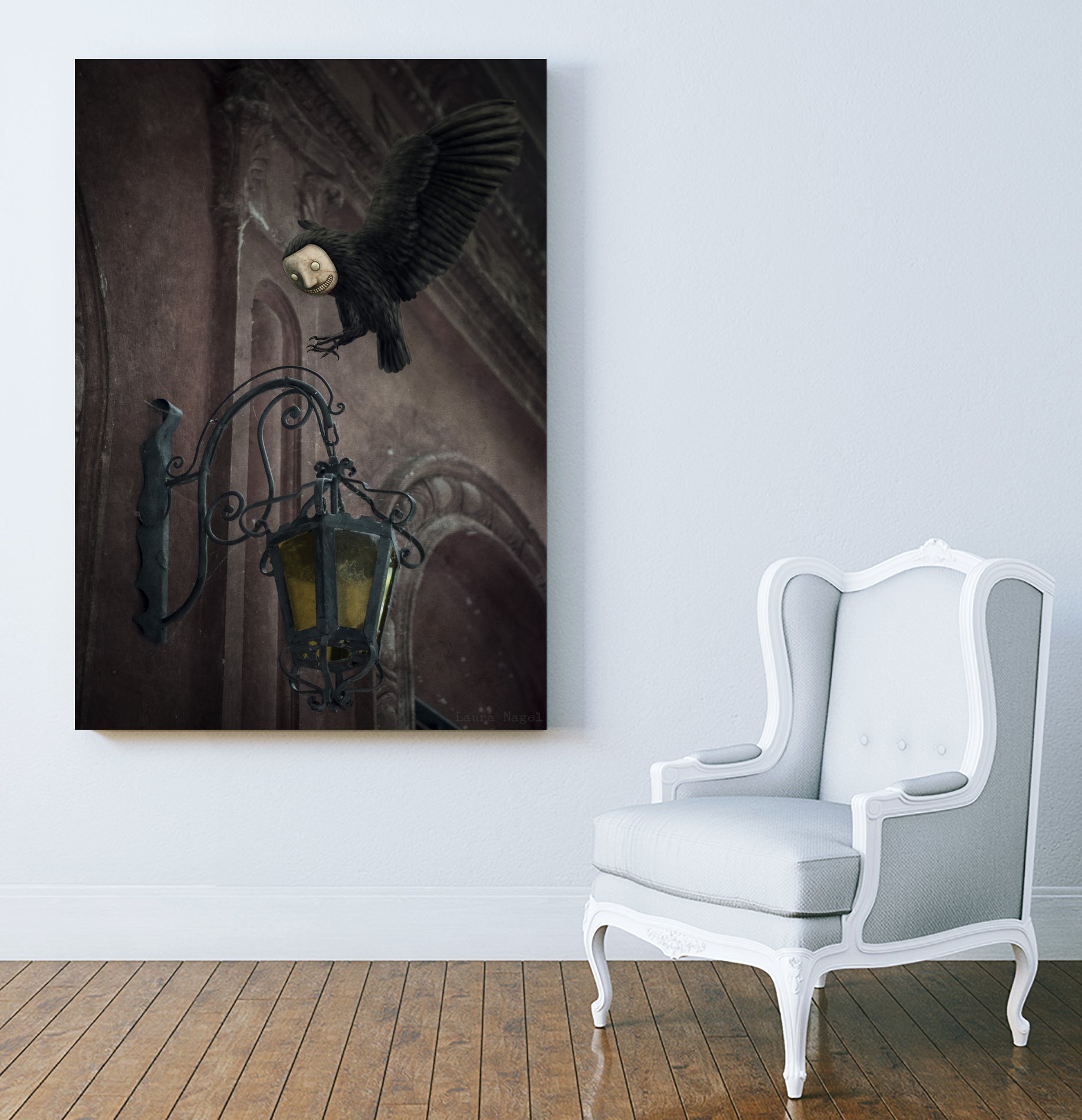 Lumières by Laura Nagel on GIANT ART - red mixed media