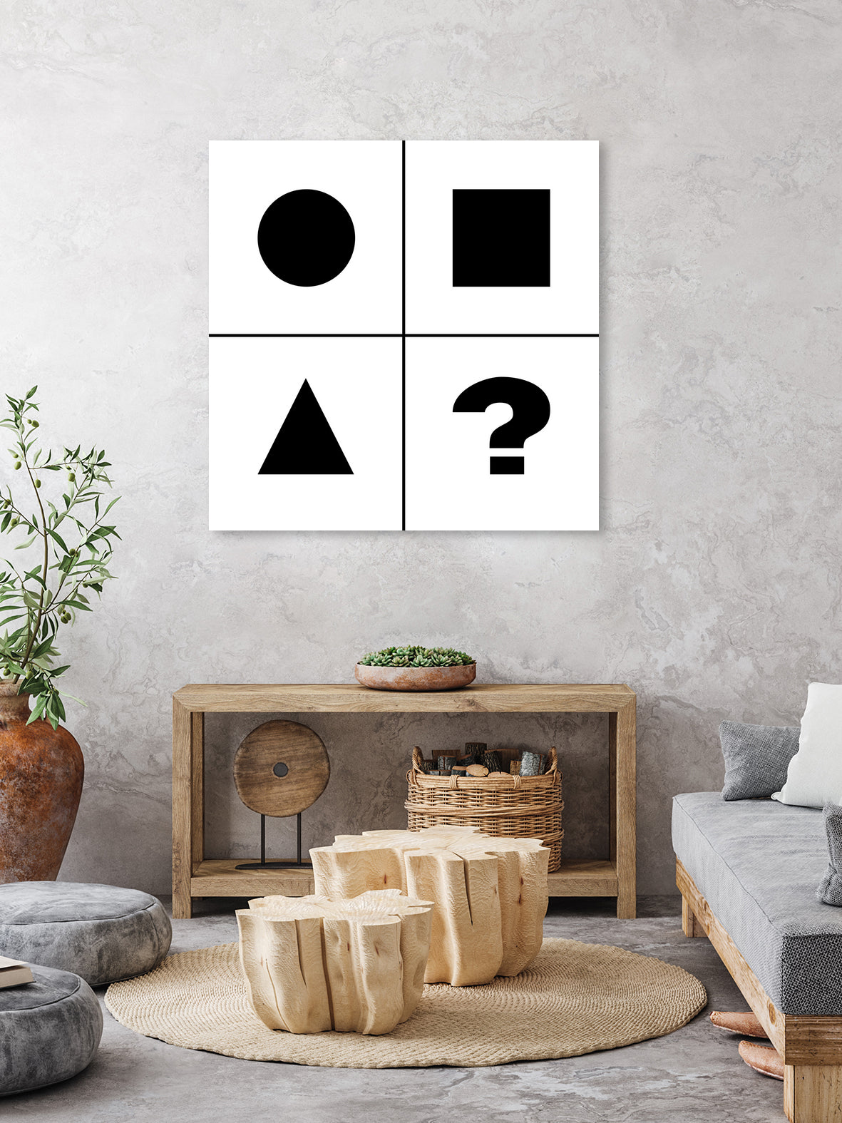 What's next ? Abstract Minimal Black and White Art by Emmanuel Signorino on GIANT ART - black digital painting