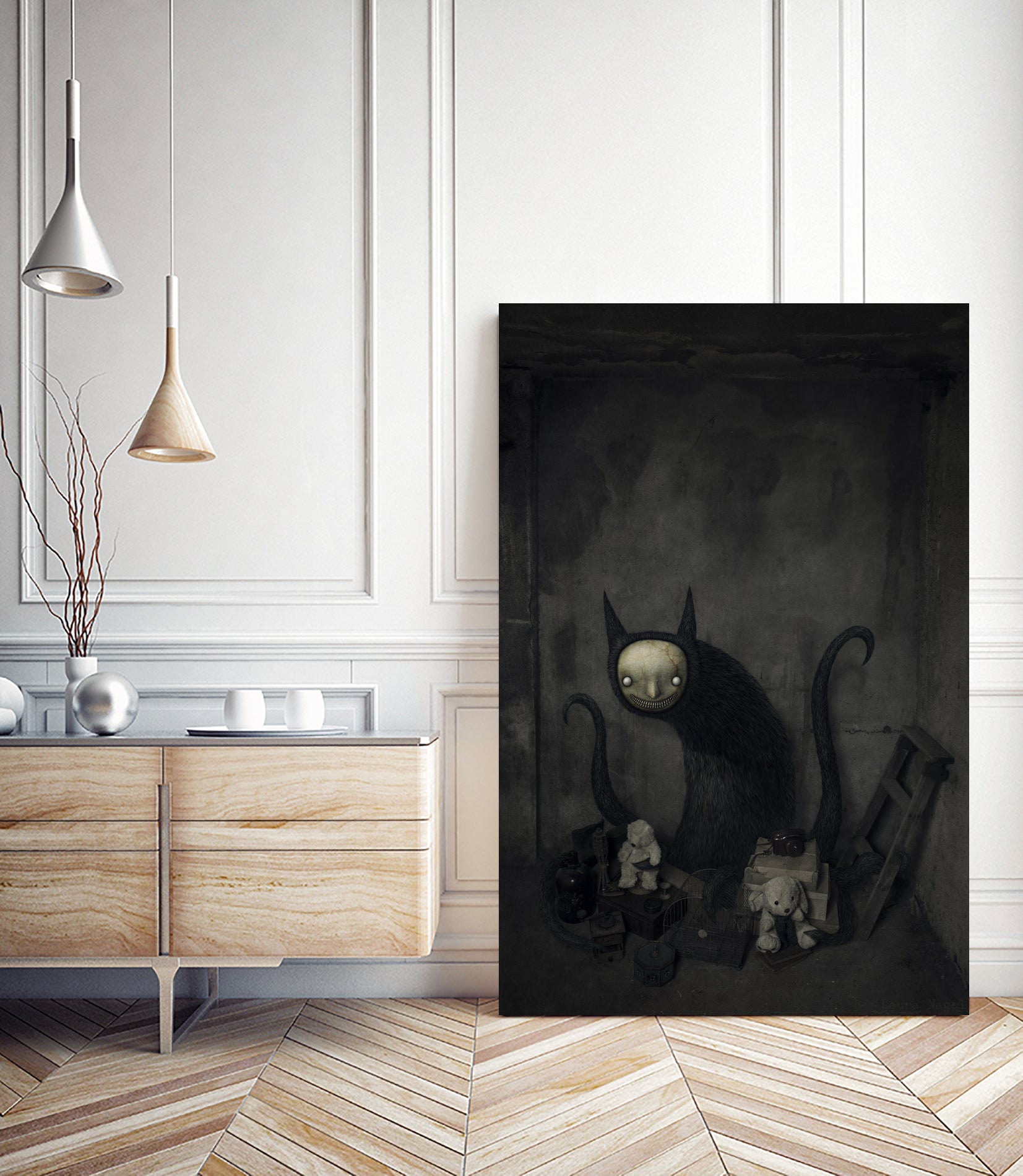 El tesoro by Laura Nagel on GIANT ART - black mixed media