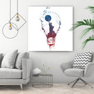 Big city lights II by Solti Balázs on GIANT ART - white digital drawing