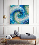 Wave to Van Gogh by David Manlove on GIANT ART - blue digital painting