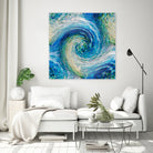 Wave to Van Gogh by David Manlove on GIANT ART - blue digital painting