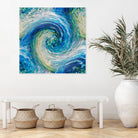 Wave to Van Gogh by David Manlove on GIANT ART - blue digital painting