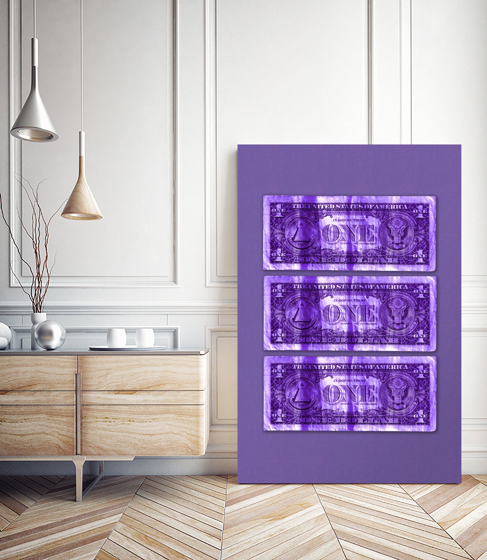 Greenback - 3 Dollar by Ralph Frankenberg on GIANT ART - fuchsia photo manipulation