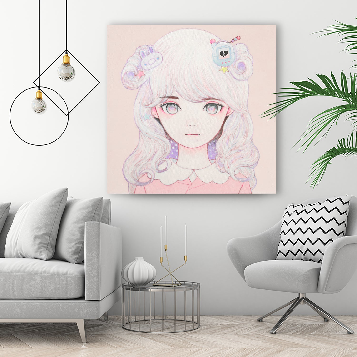 Cosmic Spring by Kaoru Hasegawa on GIANT ART - pink digital painting