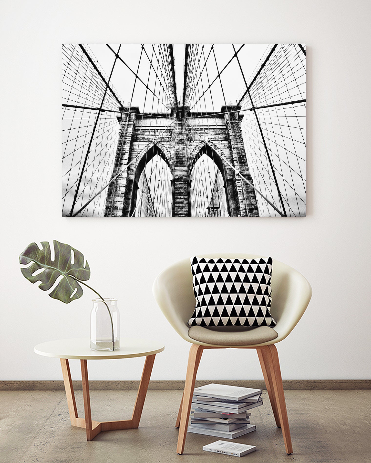 Brooklyn Bridge v by Haris Kavalla on GIANT ART - black photo manipulation
