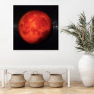 Super bloody Moon by Tenyo Marchev on GIANT ART - red 3d art