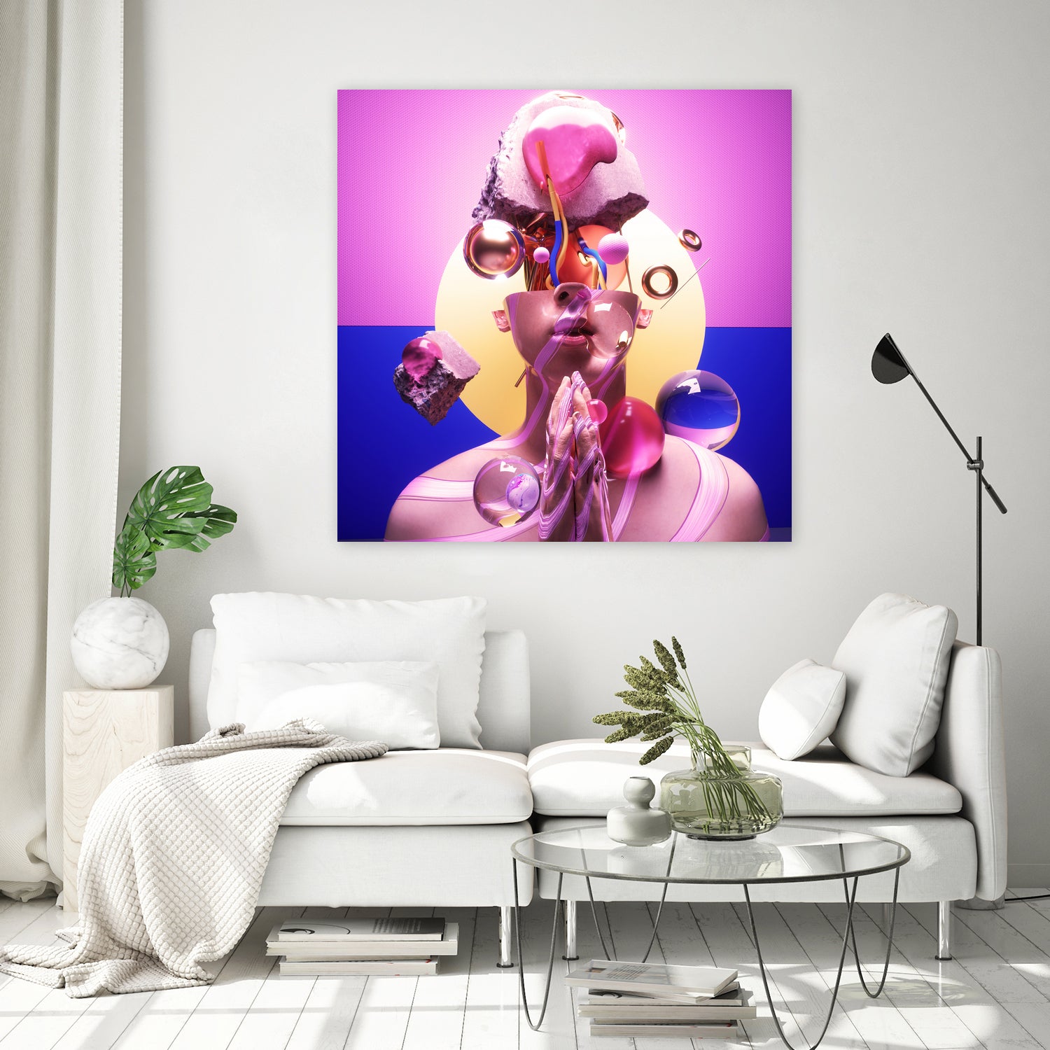 CREATIVE by Antoni Tudisco on GIANT ART - pink 3d art