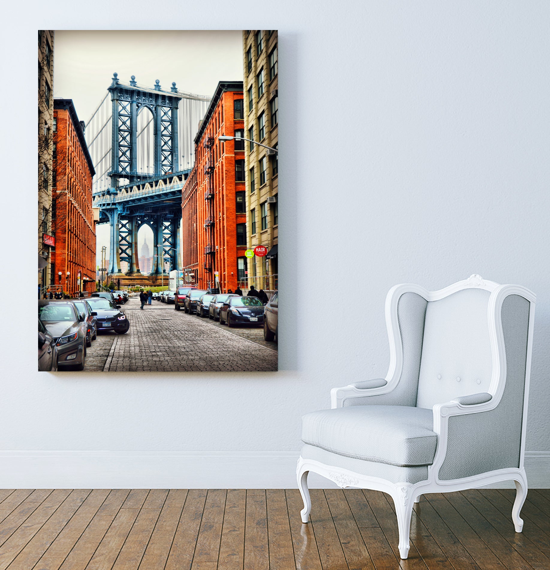 Dumbo New York by Haris Kavalla on GIANT ART - orange photo manipulation