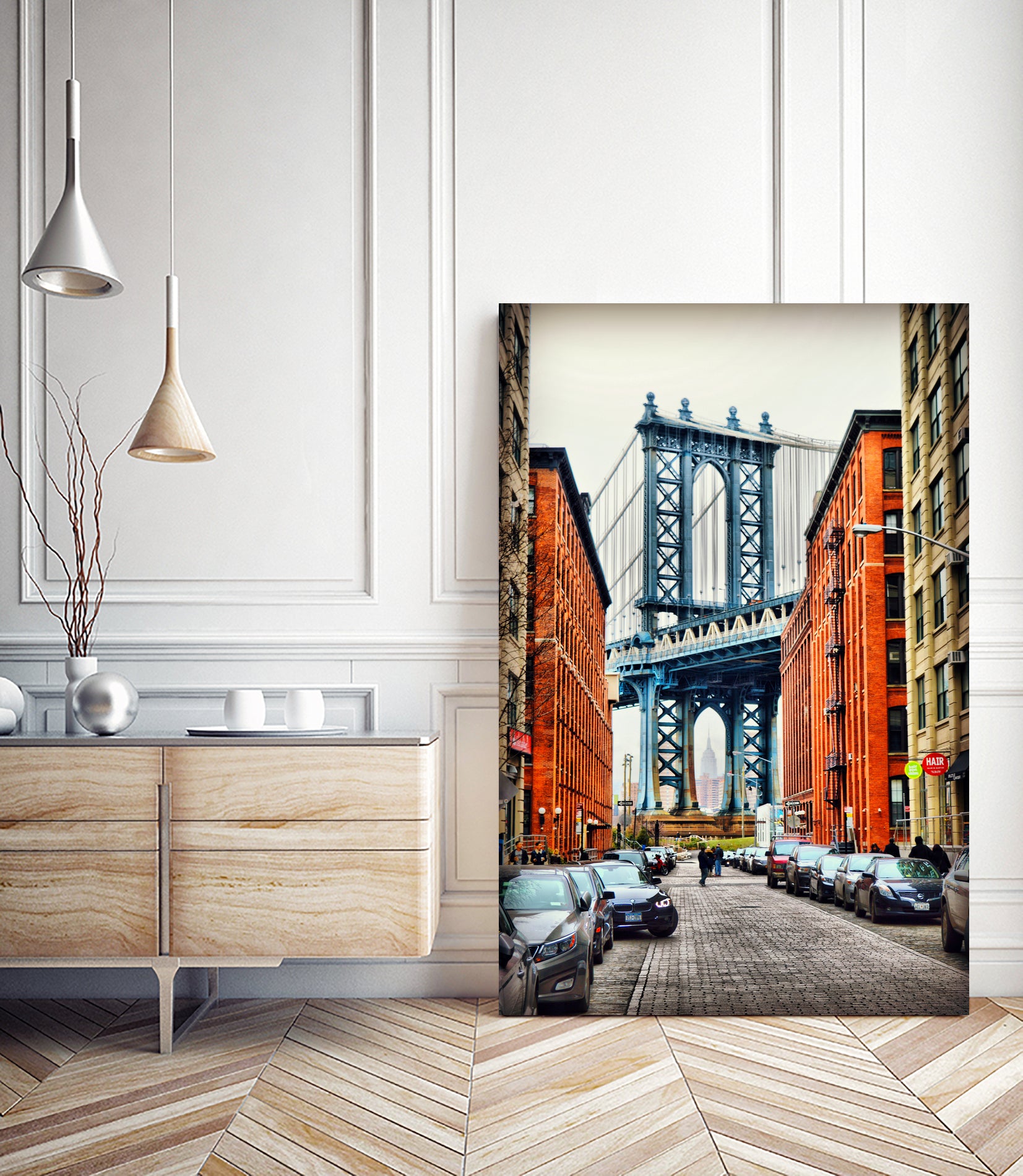 Dumbo New York by Haris Kavalla on GIANT ART - orange photo manipulation
