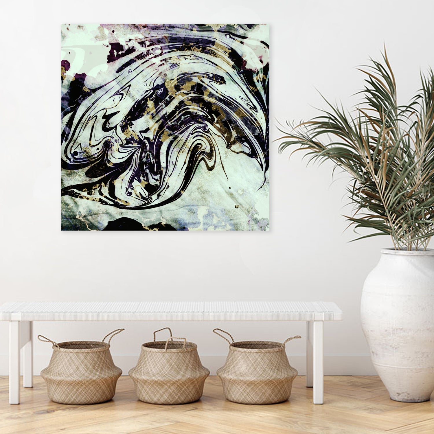 black gold marble by Haris Kavalla on GIANT ART - black digital painting