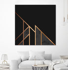 Marble Geometry 035 by Jelena Obradovic on GIANT ART - black vector illustration